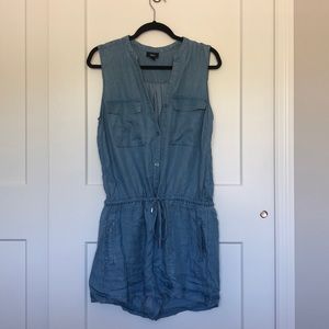 Soft Denim Romper